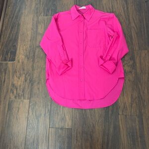 SOHO Fuchsia, Pink Moon Bay Tunic Hot Pink Oversized S